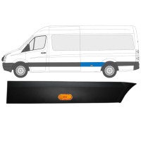 Modanatura laterale parafango posteriore con lampada per Volkswagen Crafter 2005-2017 / Sinistra / Set 13994