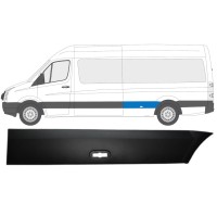 Modanatura laterale parafango posteriore per Volkswagen Crafter 2005-2017 / Sinistra 13827