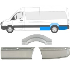 Pannello di riparazione parafango posteriore per Volkswagen Crafter 2005-2017 / Sinistra / Set 13944