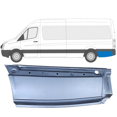 Pannello di riparazione parafango posteriore per Volkswagen Crafter 2005-2017 / Sinistra 13609
