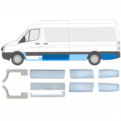 Set di pannelli di riparazione per Volkswagen Crafter 2005-2017 / Sinistra+Destra / 14492
