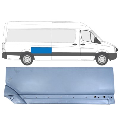 Pannello di riparazione parafango posteriore per Volkswagen Crafter 2005-2017 / Destra 15521