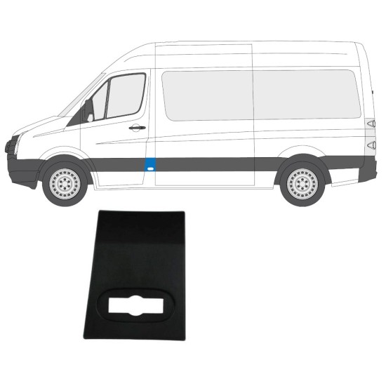 Modanatura laterale anteriore per Volkswagen Crafter 2005-2017 / Sinistra 13688