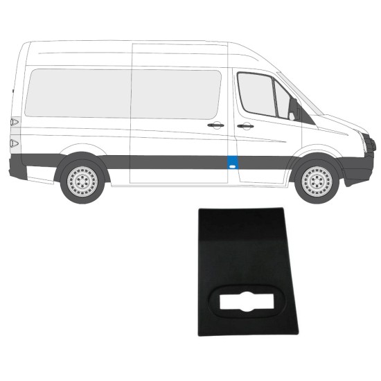 Modanatura laterale anteriore per Volkswagen Crafter 2005-2017 / Destra 13689
