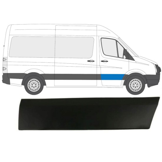Modanatura porta anteriore per Volkswagen Crafter 2005-2017 / Destra 13687