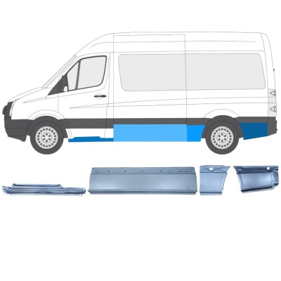 Set di pannelli di riparazione per Volkswagen Crafter 2005-2017 / Sinistra / 14503