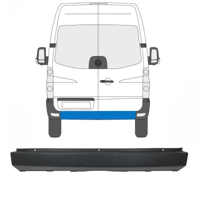 Paraurti posteriore per Volkswagen Crafter 2005-2017 15550