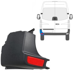 Angolo paraurti con catarifrangente per Volkswagen Crafter 2005-2017 / Sinistra / Set 15552