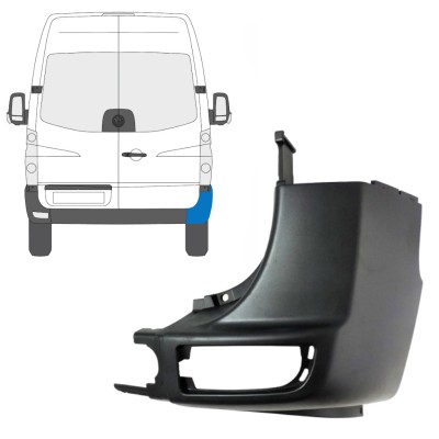 Angolo paraurti posteriore per Volkswagen Crafter 2005-2017 / Destra 15548