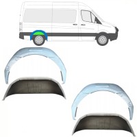 Pannello di riparazione arco ruota posteriore interno per Volkswagen Crafter 2005-2017 / Set 14498