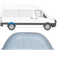 Pannello di riparazione arco ruota posteriore per Volkswagen Crafter 2005-2017 / Sinistra = Destra (simmetrico) 13612