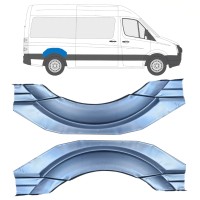 Pannello di riparazione parafango posteriore per Volkswagen Crafter 2005-2017 / Sinistra+Destra / Set 16159