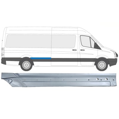 Pannello di riparazione parafango posteriore per Volkswagen Crafter 2005-2017 / Destra 14332