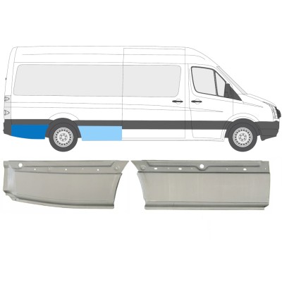 Pannello di riparazione parafango posteriore per Volkswagen Crafter 2005-2017 / Destra / Set 14128