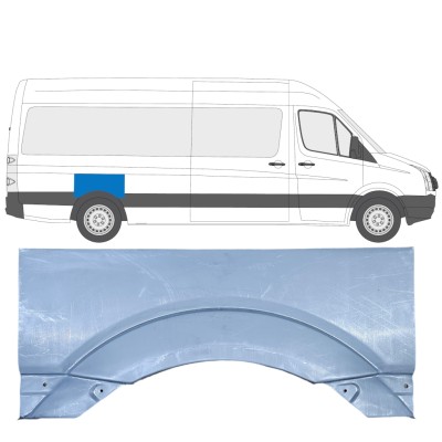 Pannello di riparazione parafango posteriore per Volkswagen Crafter 2005-2017 / Destra 13440