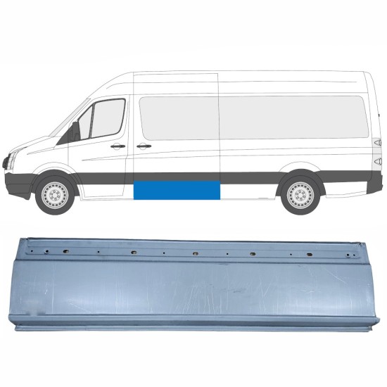 Pannello di riparazione laterale per Volkswagen Crafter 2005-2017 / Sinistra 13502