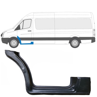 Pannello di riparazione davanzale della porta anteriore per Volkswagen Crafter 2005-2017 / Sinistra 13449