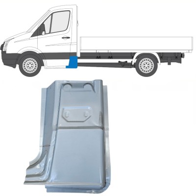 Lamiera di riparazione dell'angolo posteriore per Volkswagen Crafter 2005-2017 / Sinistra 15503