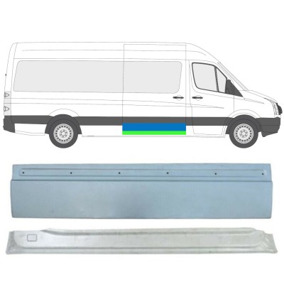 Pannello di riparazione porta scorrevole per Volkswagen Crafter 2005-2017 / Destra / Set 13474