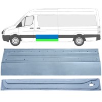 Pannello di riparazione esterno inferiore porta scorrevole per Volkswagen Crafter 2005-2017 / Sinistra / Set 14320