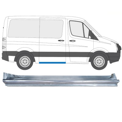 Pannello di riparazione sottoporta porta scorrevole per Volkswagen Crafter 2005-2017 / Destra 14374