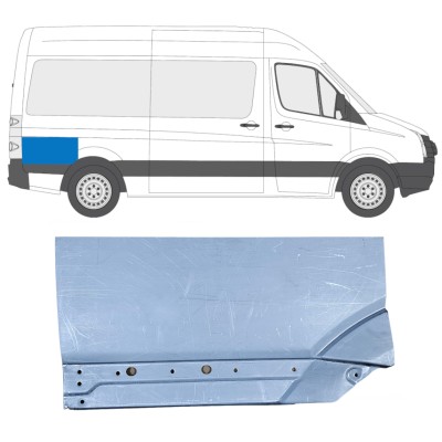 Pannello di riparazione parafango posteriore per Volkswagen Crafter 2005-2017 / Destra 14201