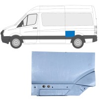 Pannello di riparazione parafango posteriore per Volkswagen Crafter 2005-2017 / Sinistra 14200