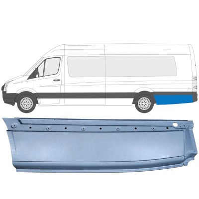 Pannello di riparazione parafango posteriore per Volkswagen Crafter 2005-2017 / Sinistra 13431