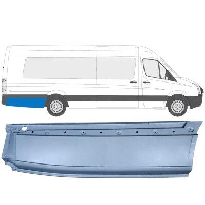 Pannello di riparazione parafango posteriore per Volkswagen Crafter 2005-2017 / Destra 13512