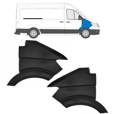 Parafango anteriore per Volkswagen Crafter 2017- / Sinistra+Destra / Set 15568