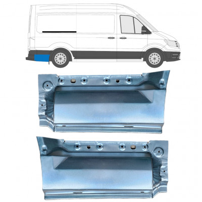 Pannello di riparazione parafango posteriore per Volkswagen Crafter / MAN THE 2017- / MWB / LWB 11594