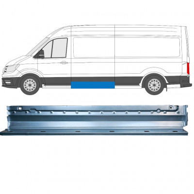 Lamiera di riparazione laterale con fori per modanatura per Volkswagen Crafter / MAN THE 2017-  / Sinistra 11604