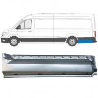 Pannello di riparazione parafango posteriore per Volkswagen Crafter / MAN THE 2017- / XLWB / Sinistra 11596