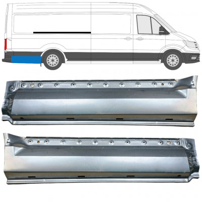 Pannello di riparazione parafango posteriore per Volkswagen Crafter / MAN THE 2017- / XLWB / Set 11597