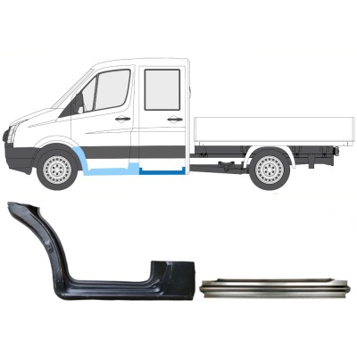 Set di pannelli di riparazione per Volkswagen Crafter 2005-2017 / Sinistra / 15539