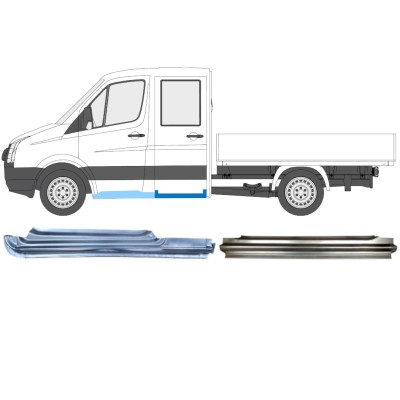 Set di pannelli di riparazione per Volkswagen Crafter 2005-2017 / Sinistra / 15537