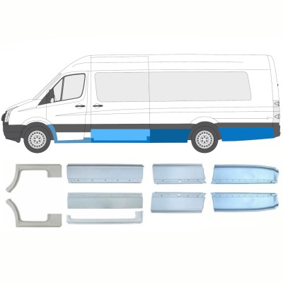 Set di pannelli di riparazione per Volkswagen Crafter 2005-2017 / Sinistra+Destra / 15540