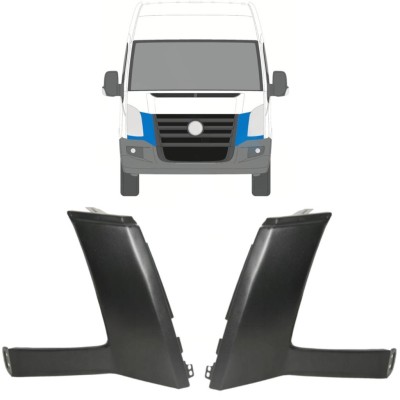 Modanatura sotto il faro per Volkswagen Crafter 2005-2011 / Sinistra+Destra / Set 16856