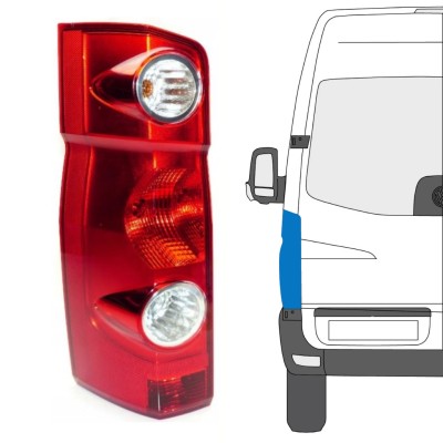 Fanale posteriore per Volkswagen Crafter 2005-2017 / Sinistra 15573