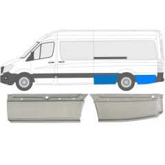 Pannello di riparazione parafango posteriore per Mercedes Sprinter 2006-2018 / Sinistra / Set 10514