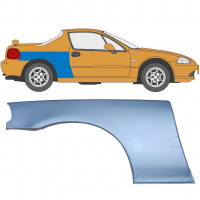 Pannello di riparazione parafango posteriore per Honda Civic CRX Del Sol 1992-1998 / Destra 5649