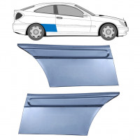 Pannello di riparazione parafango posteriore per Mercedes CL203 2000-2008 / Sinistra+Destra / Set 9619
