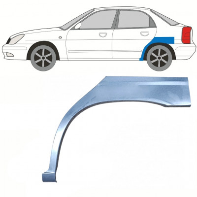 Pannello di riparazione parafango posteriore per Daewoo Nubira 1997-2004 / Sinistra 8804