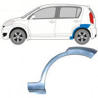 Pannello di riparazione parafango posteriore per Daihatsu Sirion 2005-2010 / Sinistra 8133