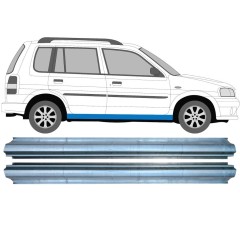 Pannello di riparazione sottoporta lamiera per Mazda Demio 1996-2001 / Sinistra+Destra / Set 16288