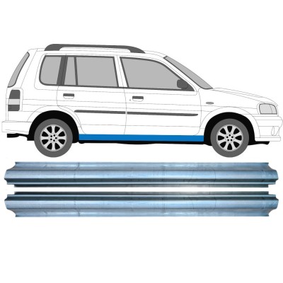 Pannello di riparazione sottoporta lamiera per Mazda Demio 1996-2001 / Sinistra+Destra / Set 16288