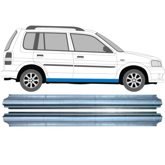 Pannello di riparazione sottoporta lamiera per Mazda Demio 1996-2001 / Sinistra+Destra / Set 16288