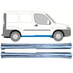 Sottoporta Lamiera Completo per Fiat Doblo 2001-2010 / Sinistra+Destra / Set 11468