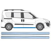 Pannello di riparazione sottoporta lamiera per Fiat Doblo 2010-2022 / Sinistra+Destra / Set 15361