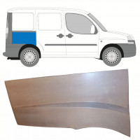 Pannello di riparazione parafango posteriore per Fiat Doblo 2001-2010 / Destra 10181